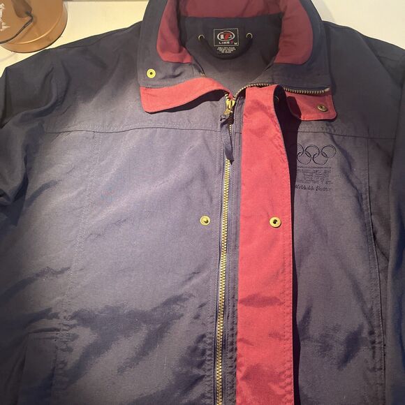 Sydney Olympics 2000 IBM World Partners Line 7 Medium Jacket Hooded Zipper NICE! - Picture 7 of 16